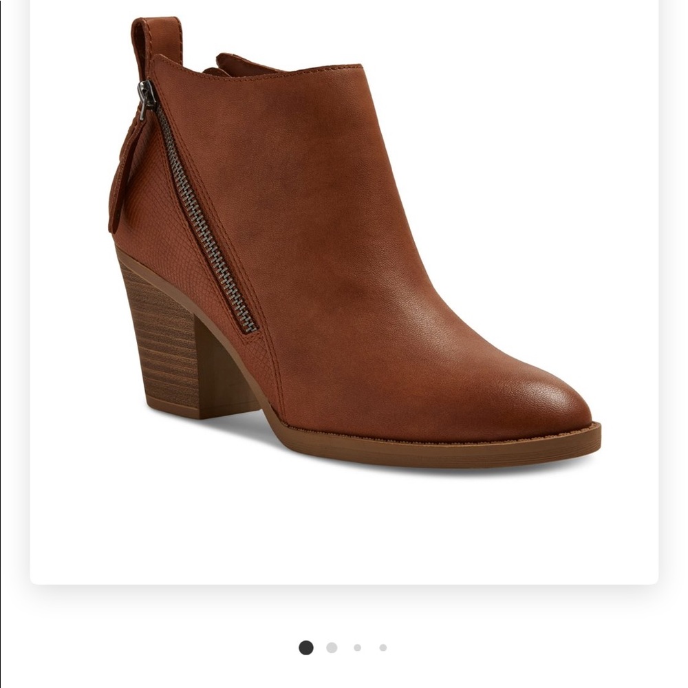 🌻Brown Side Zip Ankle Boots🌻